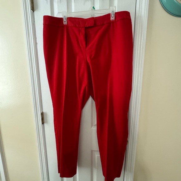 Anne Klein Red Dress Pants - Picture 1 of 4